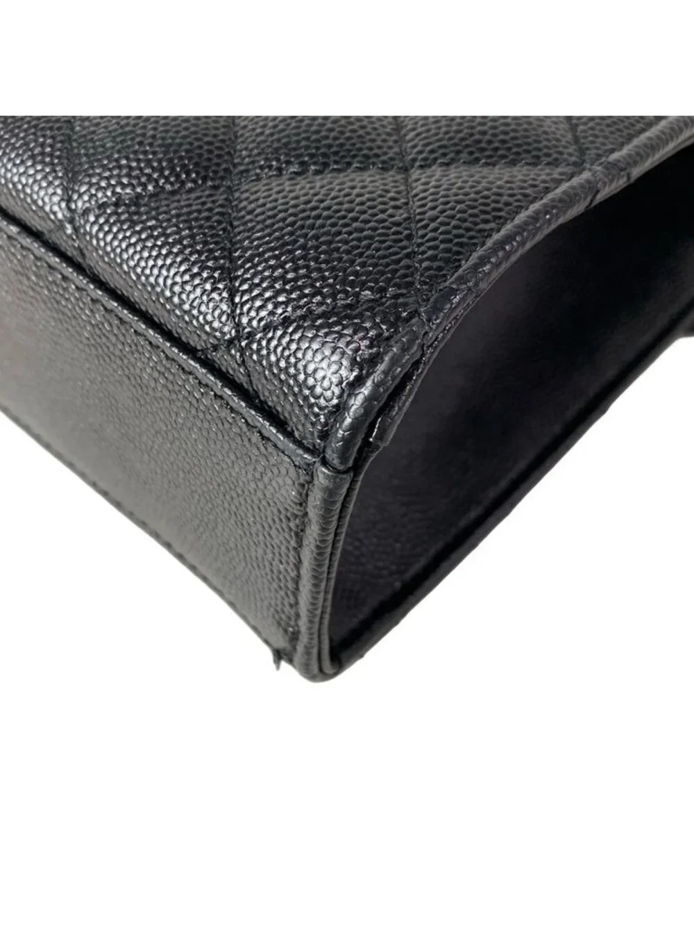 Saint Laurent Paris Shoulder Bag Classic Monogram Satchel Black Chain